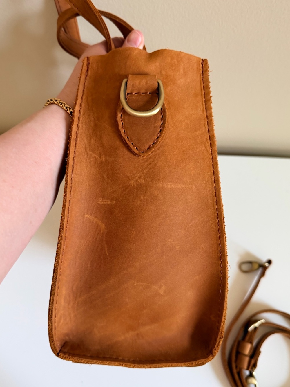Portland Leather Lola Tote Bag in Dakota - Picture 6 of 8
